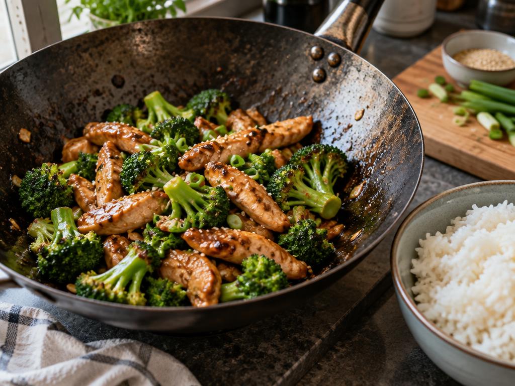 Chicken & broccoli stir-fry